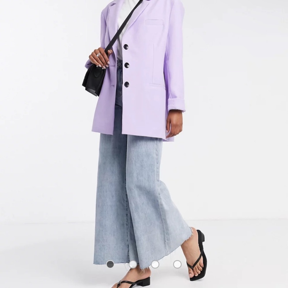 NWOT ASOS OVERSIZED BLAZER IN LILAC PURPLE SIZE 8 TAGS ❗️SOLD OUT❗️